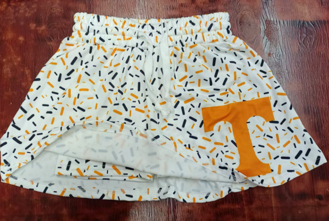 Preorder(moq 5) Baby Girls T Team Skort Shorts Bottoms