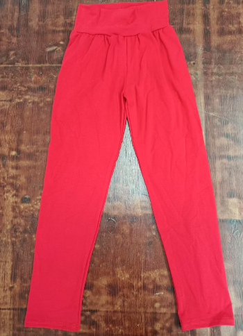 Preorder moq 5 Baby Girls Red Legging Pants