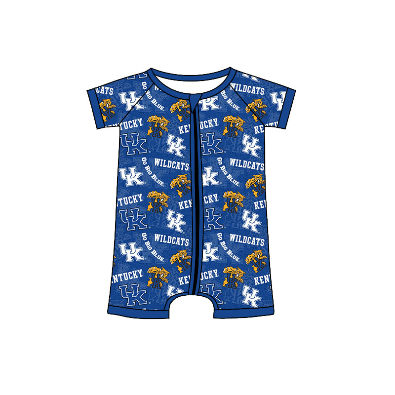 Baby Boys Team UK Tigers Zip Rompers preorder(moq 5)