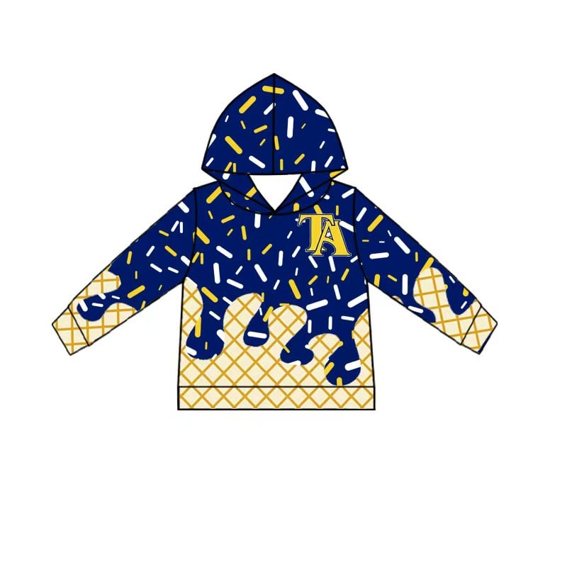 Preorder (moq 5)Baby Boys Long Sleeves TA Team Hoodies Top