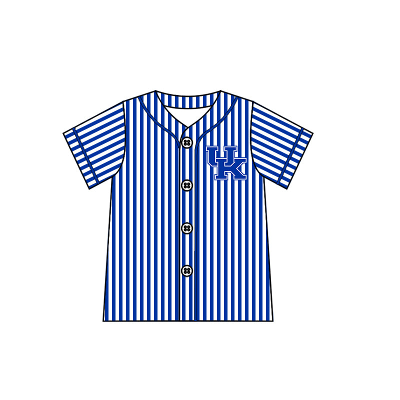 preorder(moq 5) Baby Boys UK Team Blue Stripes Shirts