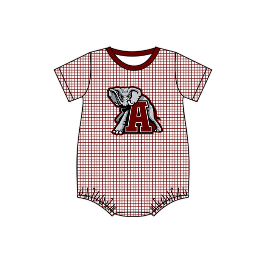 Baby Boys Alabama Team Short Sleeve Rompers preorder(moq 5)