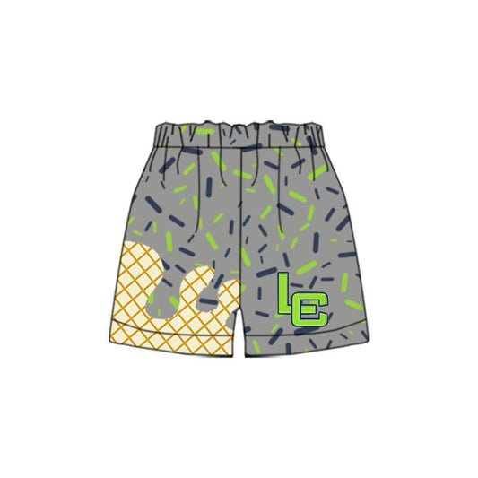 Preorder(moq 5) Baby Boys Grey LC Sprinkles Team Sports Shorts