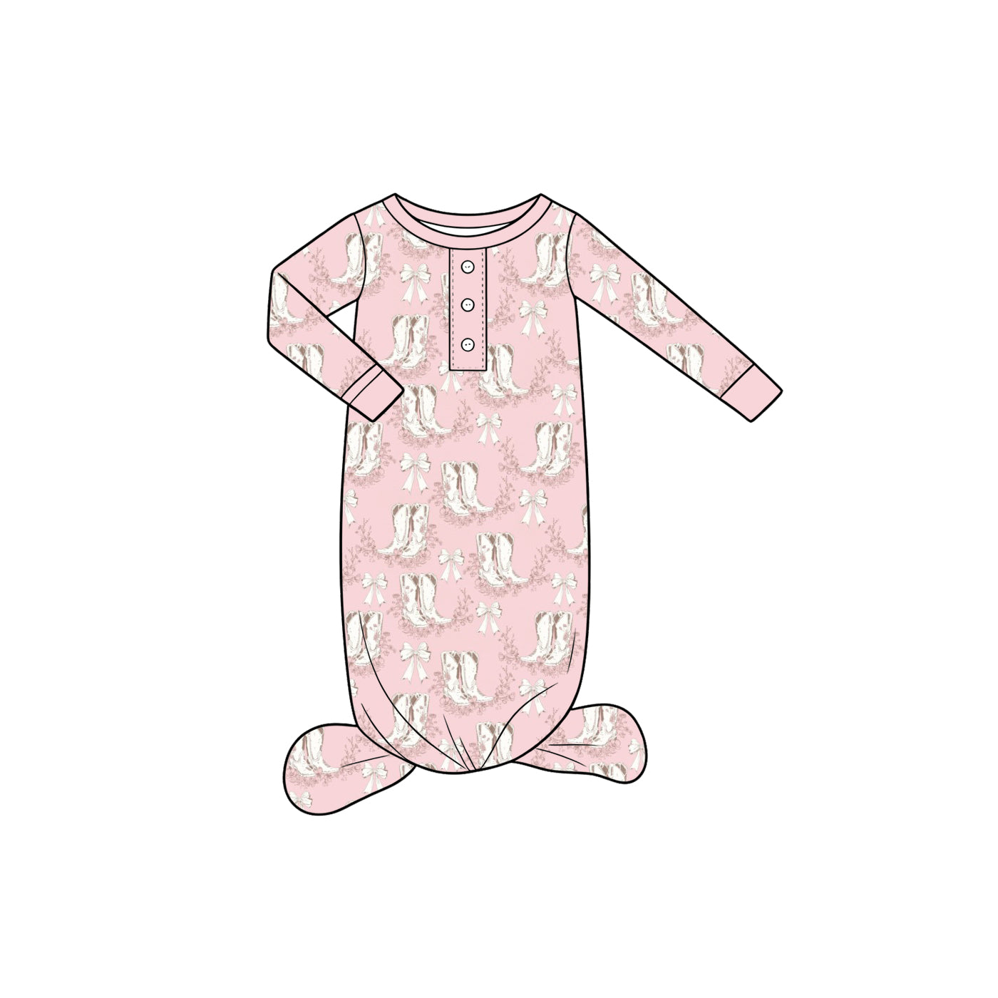 Preorder(moq5) Baby Girls Clothes High-Quality Cute Print Cotton Button Footed Rompers