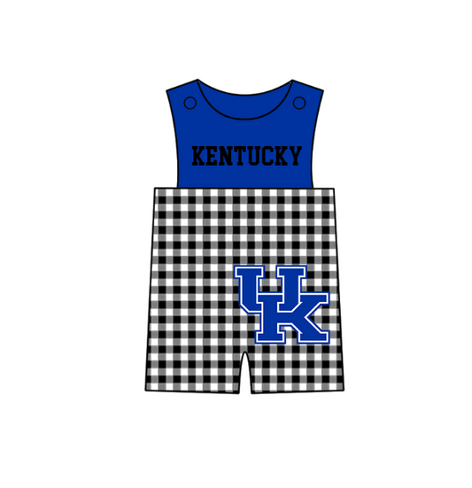 Preorder (moq 5)Baby Boys Sleeveless Kentucky UK Shorts Rompers