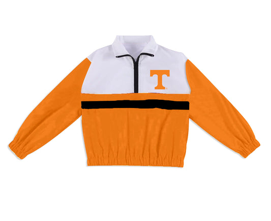 Preorder (moq 5)Baby Boys Long Sleeve T Tennessee Team Zip Pullovers Tops