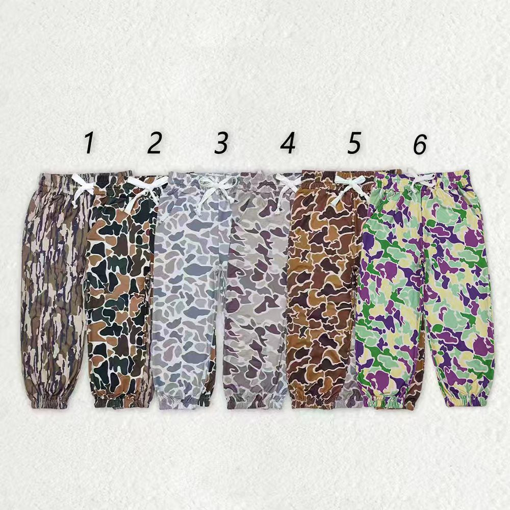 Sibling Baby Boys Camouflage Pockets Jogger Pants