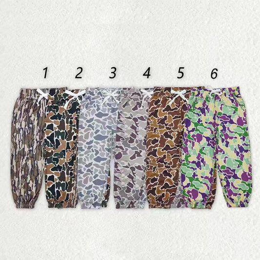 Sibling Baby Boys Camouflage Pockets Jogger Pants