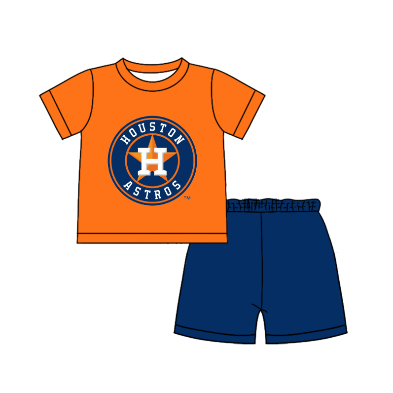 Preorder moq 5 Baby Boys Short Sleeve Shirts Top Short Team Clothes Set