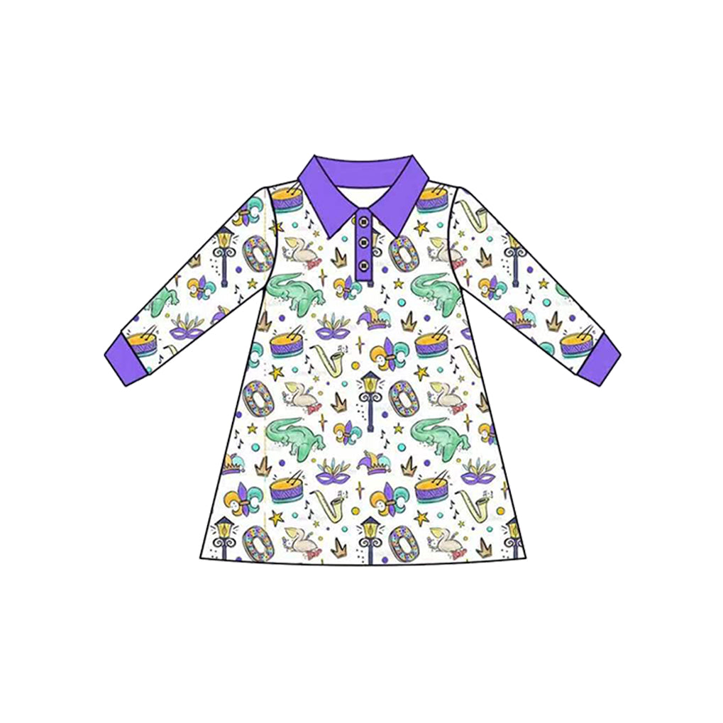 Preorder (moq 5) Baby Girl Clothes Valentine Donut Heart Print Long Sleeve Zipper Romper