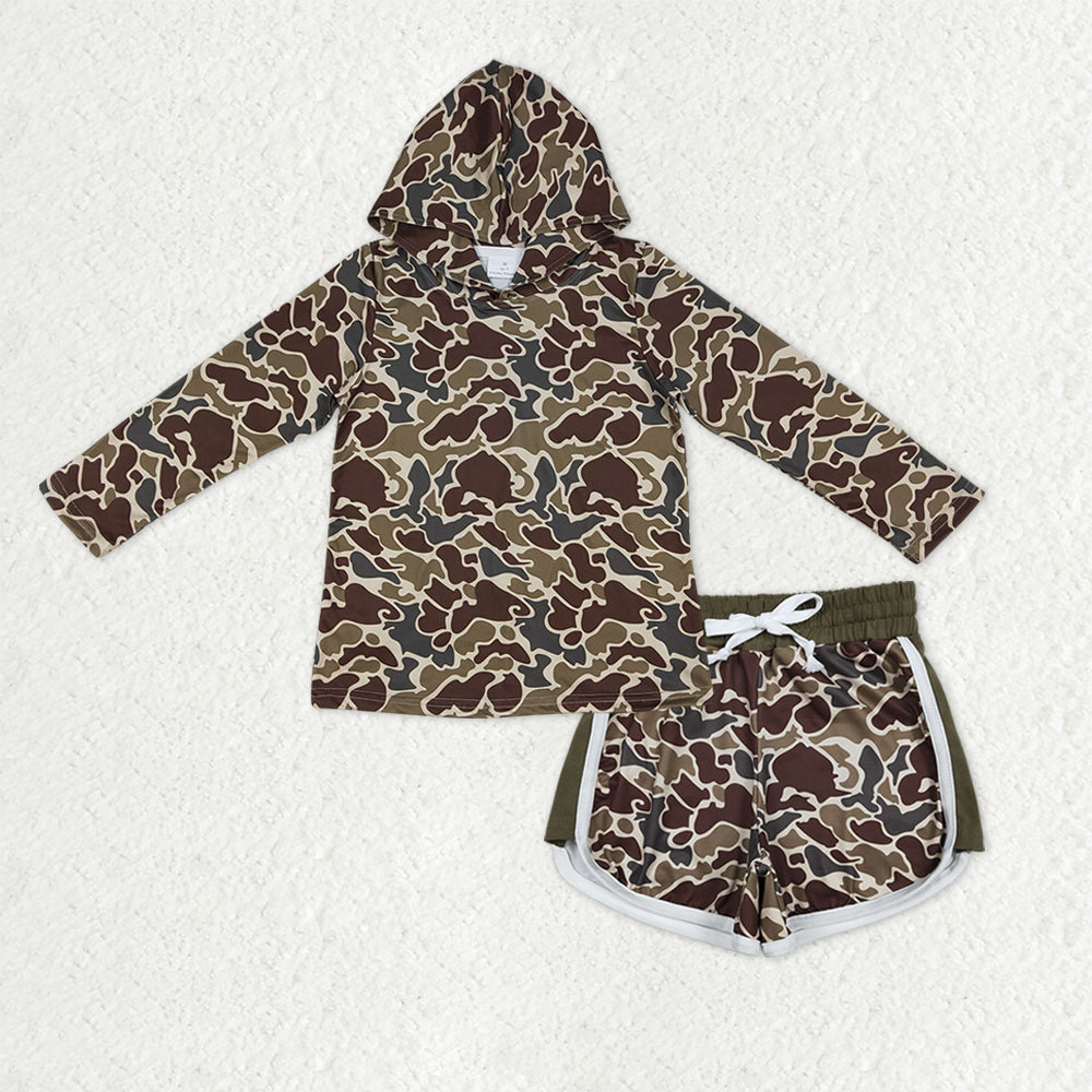 Sibling Family Mama and Kids Southern Dark Khaki Camo Clothings