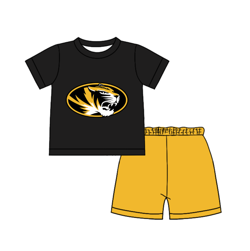 Preorder moq 5 Baby Boys Short Sleeve Shirts Top Short Team Clothes Set