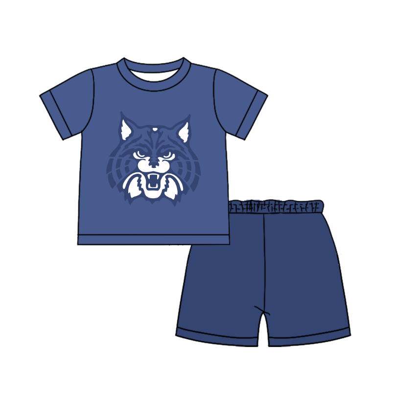 Preorder moq 5 Baby Boys Short Sleeve Shirts Top Short Team Clothes Set