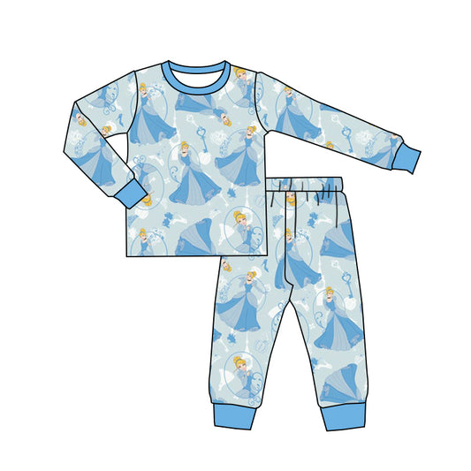 Baby Girls Princess 1  Pants Pajamas Clothes Sets preorder(moq 5)