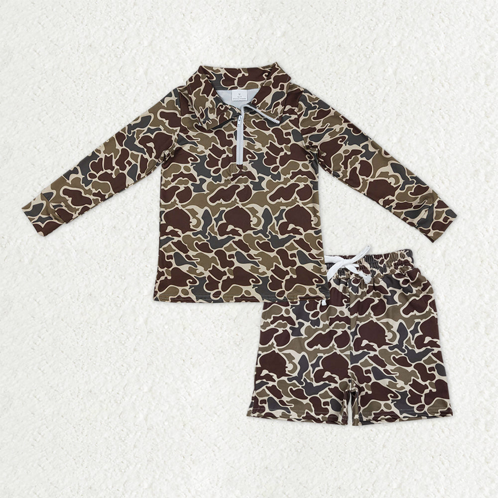 Sibling Family Mama and Kids Southern Dark Khaki Camo Clothings