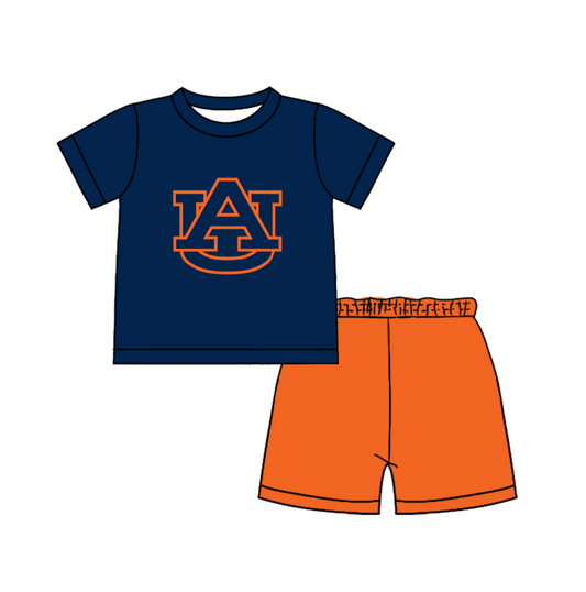 Preorder moq 5 Baby Boys Short Sleeve Shirts Top Short Team Clothes Set