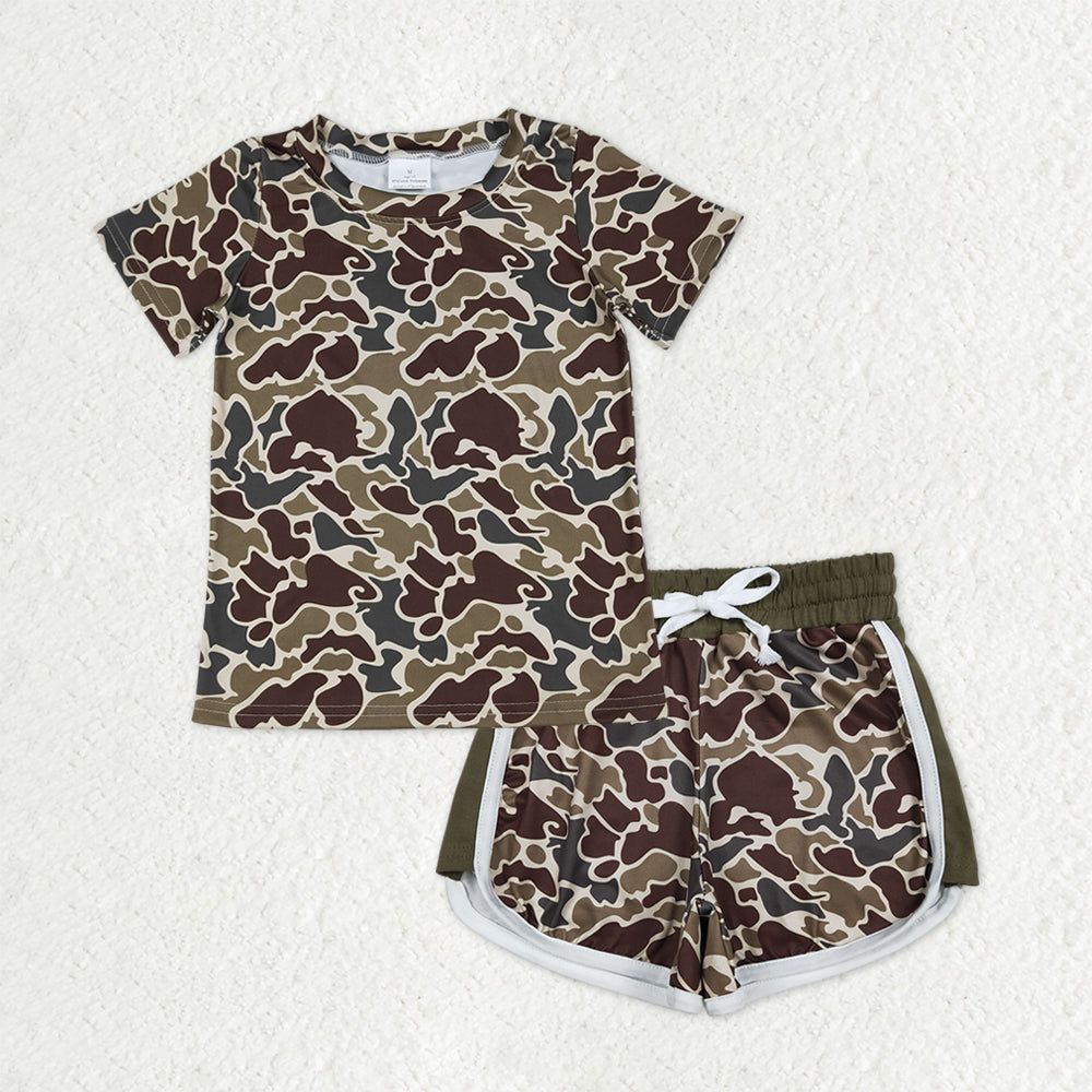 Sibling Family Mama and Kids Southern Dark Khaki Camo Clothings