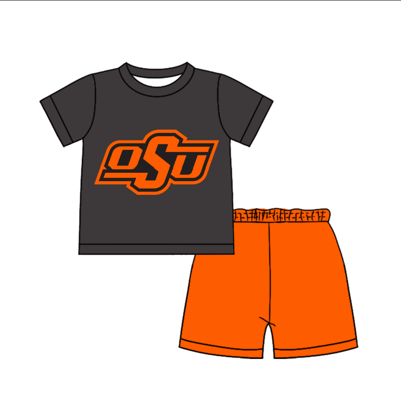 Preorder moq 5 Baby Boys Short Sleeve Shirts Top Short Team Clothes Set
