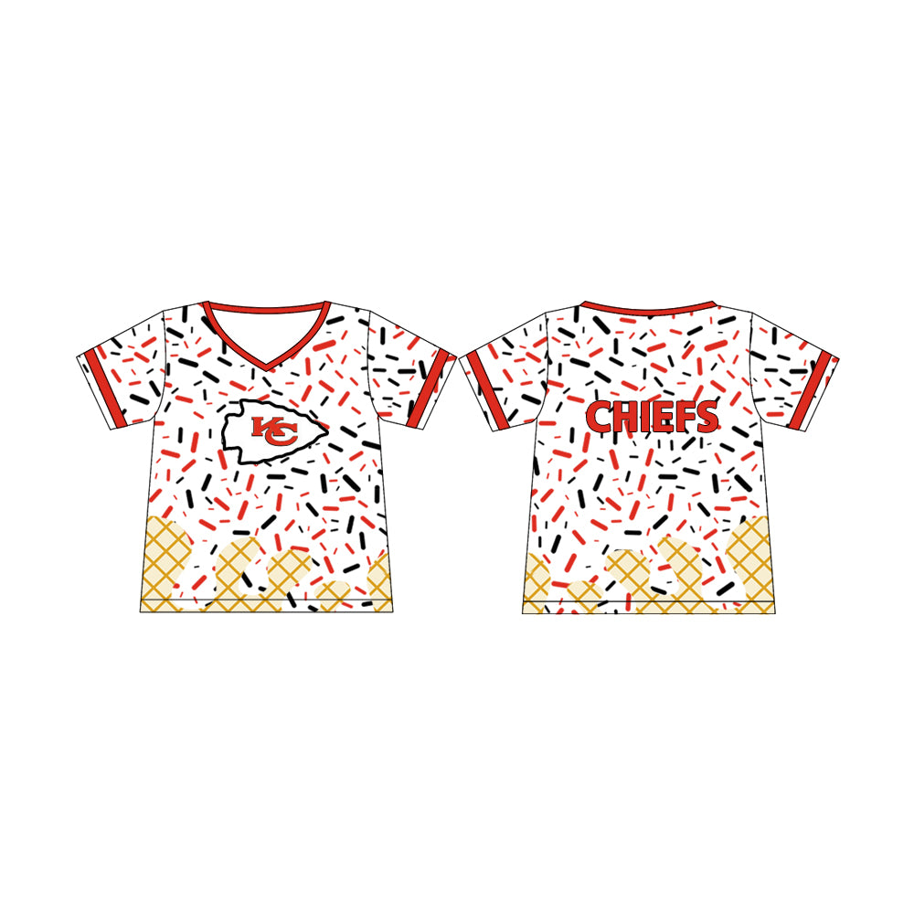 Preorder moq 5 Baby Boys KC Cheif Short Sleeve Drips Tee Shirts Tops