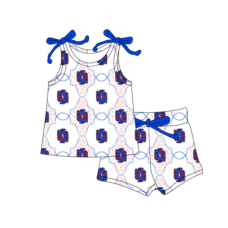 Preorder (moq 5)Baby Girls Bows Boots Checked Top Shorts Western Clothes Sets