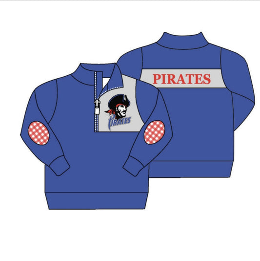 Baby Boys Blue Pirates Team Pullover Shirt Tee Shirts preorder(moq 5)