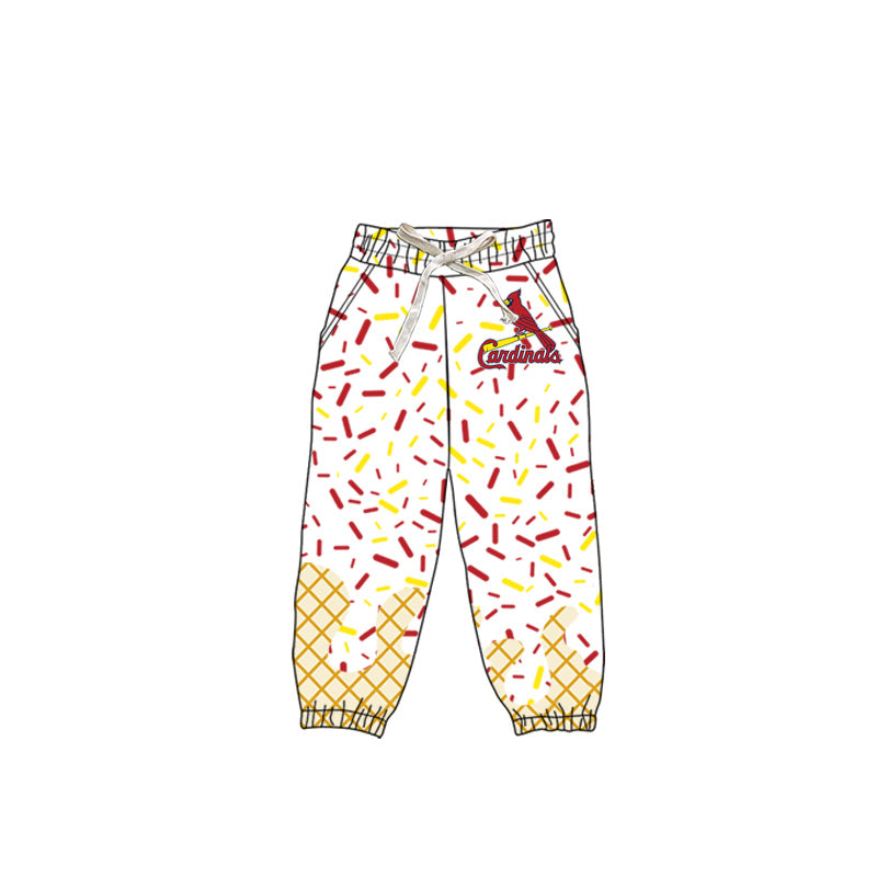 Preorder(moq 5)Baby Boys Cardinals Team Jogger Pants Bottoms
