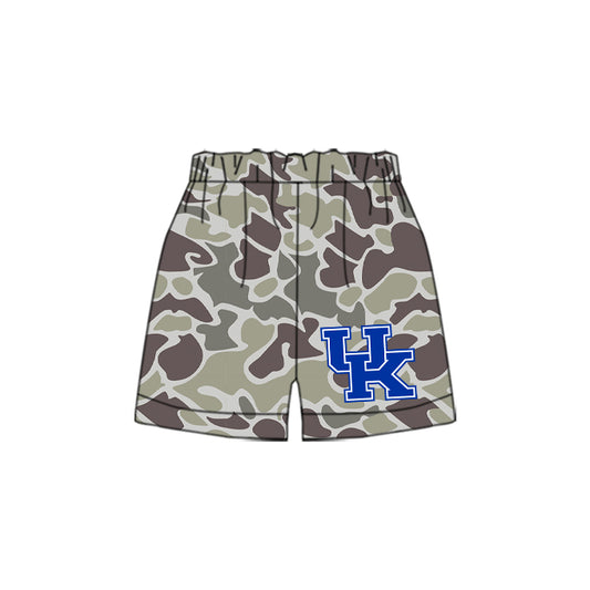 Preorder(moq 5) Baby Boys Khaki Camouflage UK Team Sports Shorts