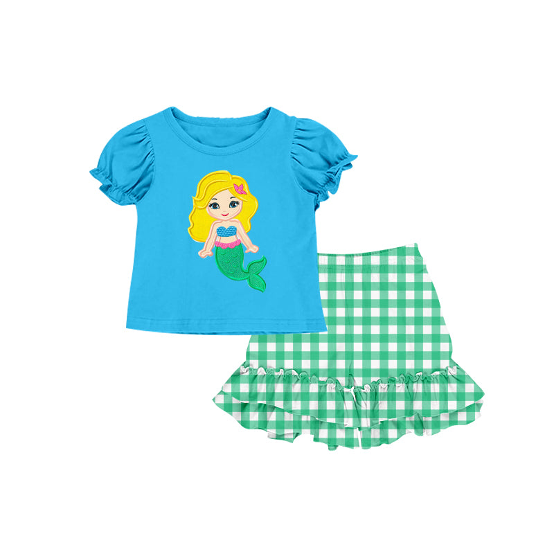 Baby Girls Princess Tee 5 Shirt Ruffle Shorts Clothes Sets preorder(moq 5)