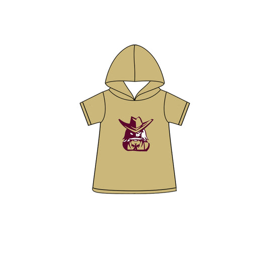 Preorder (moq 8)Baby Boys Colonels Team Short Sleeve Hooded Tops