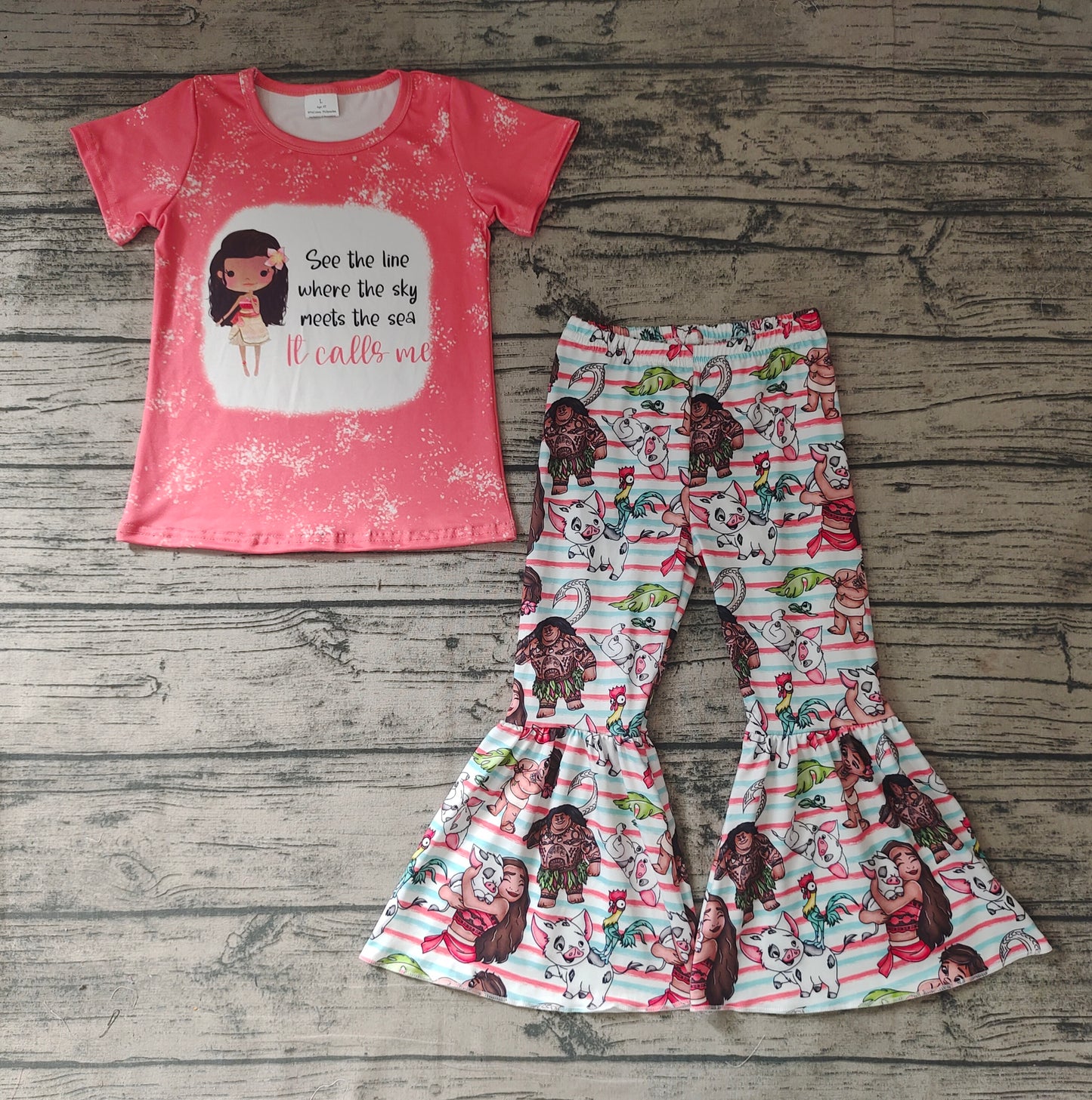 Baby Girls Pig Bell Pants Clothes Sets