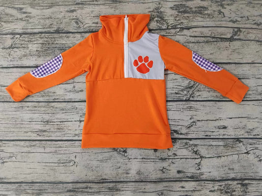 Baby Boys Team Orange Paw Pullover Shirt Tee Shirts preorder(moq 5)