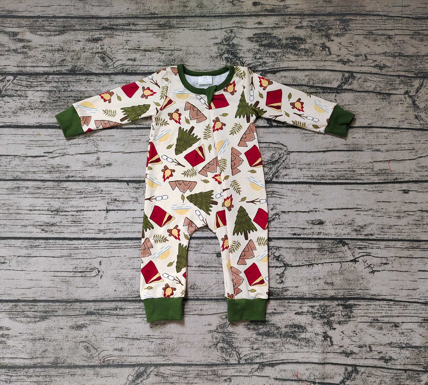 Baby Kids Magic Zip Rompers