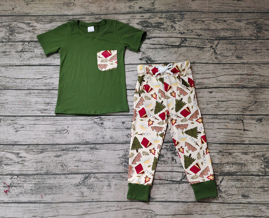 Baby Boys Magic Tee Pocket Shirt Pants Clothes Sets