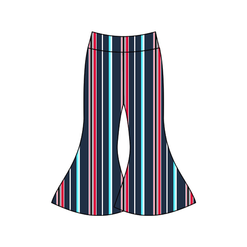 Baby Girls Western Navy Stripes Bell Pants preorder(moq 5)