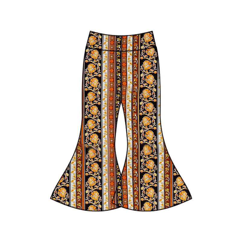 Baby Girls Western Boho Style Bell Pants preorder(moq 5)