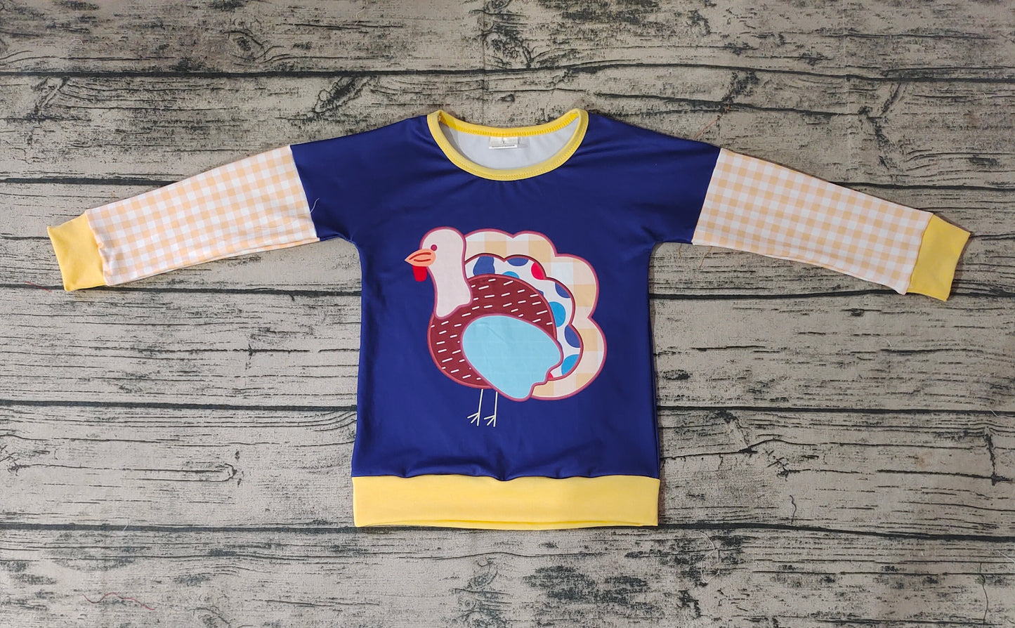 Baby Kids Thanksgiving Turkey Tee Shirts Tops