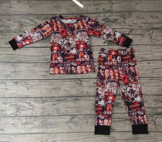 Baby Boys Halloween Black Character Pajamas Clothes Sets