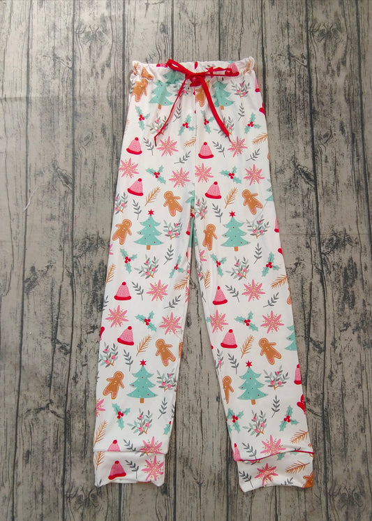 Adult Women Christmas Tree String Pants Pajamas