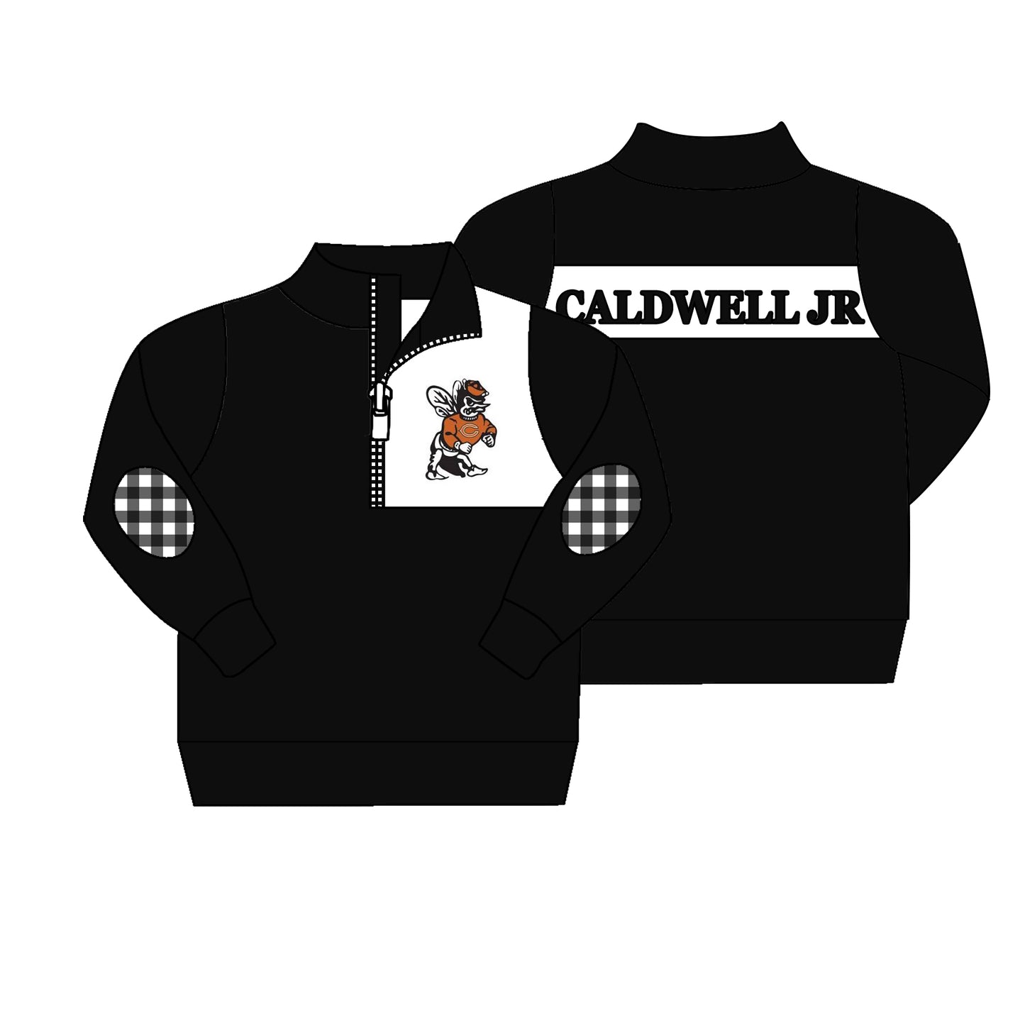 Baby Boys Black Ca Team Pullover Jackets Tops preorder(moq 5)