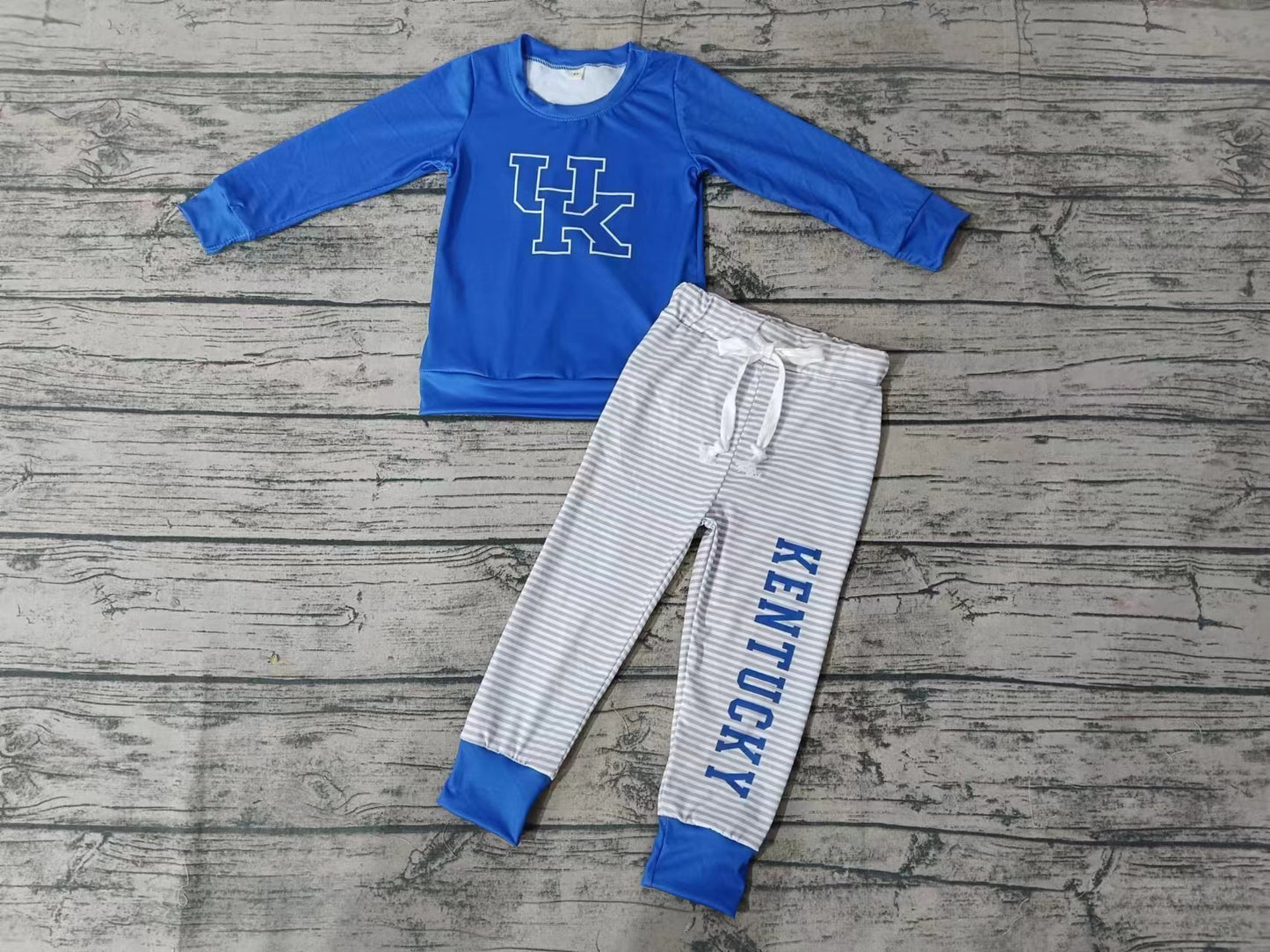 Baby Boys UK Team Long Sleeve Top Pants Clothes Sets preorder(moq 5)