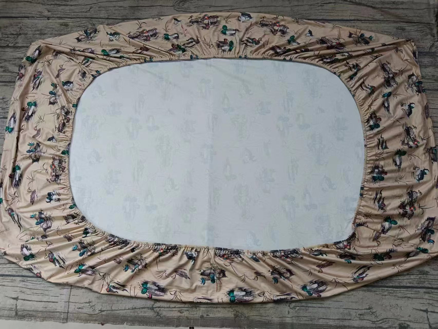 Baby Ducks Hunting Bed Sheets One Layer Milk Silk preorder(moq 5)