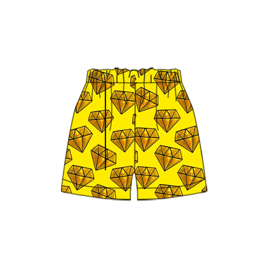 Preorder(moq 5) Baby Boys Golden Diamond Sports Shorts