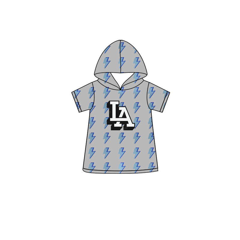 Preorder(moq 5) Adult LA Hooded pullover Tops