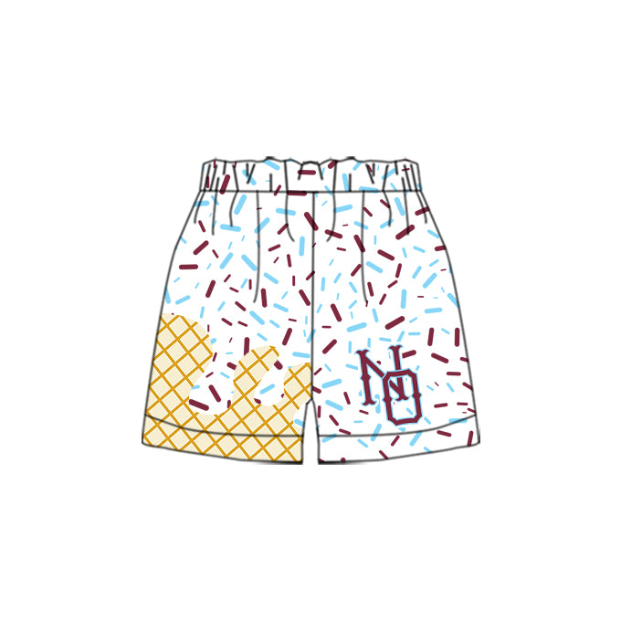 Preorder(moq 5) Baby Boys Team White NO Sports Shorts