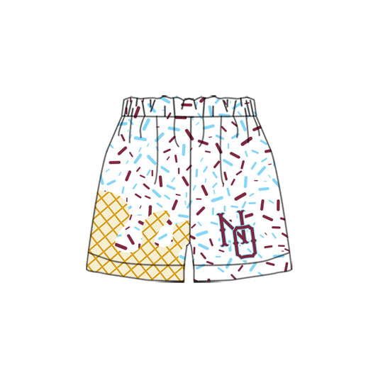 Preorder(moq 5) Baby Boys Team White NO Sports Shorts