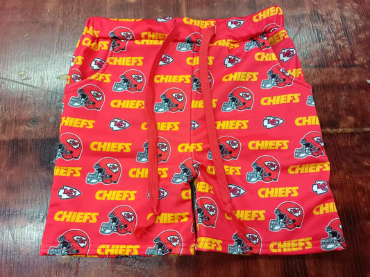 Preorder moq 5 Baby Boys Red Hats Chiefs Pockets Team Shorts Bottoms With Belt