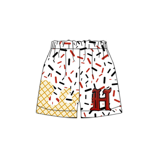 Preorder(moq 5) Adult Men Team White H Shorts Bottoms
