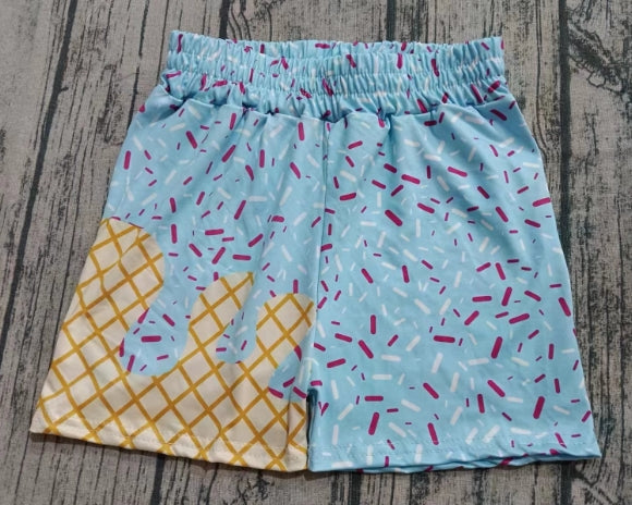 Preorder (moq 5)Baby Boys Blue Team Shorts Bottom
