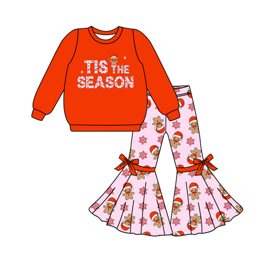 Baby Girls Christmas This the season Top Bell Pants Clothes Sets preorder(MOQ 5)