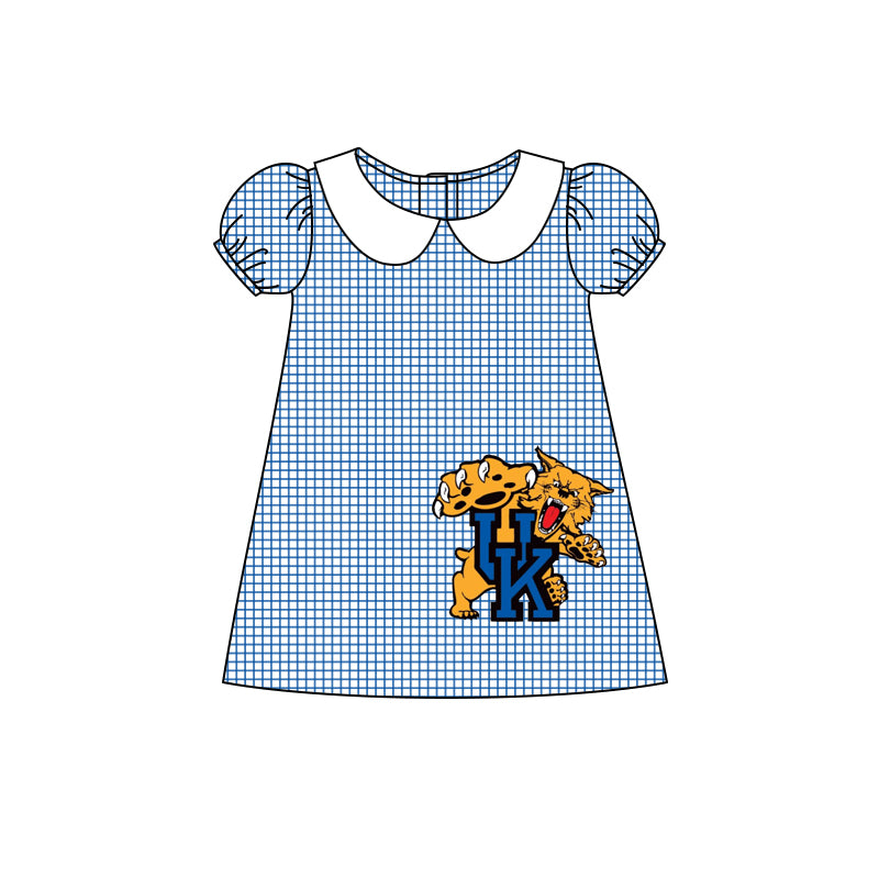 Baby Girls UK Short Sleeve Team Knee Length Dresses Preorder(moq 5)